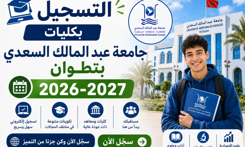 التسجيل بكليات جامعة عبد المالك السعدي بتطوان 2026-2027